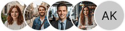 Multiples icônes de comptes d'investisseurs dans la section de commentaires de trading Swaptivure